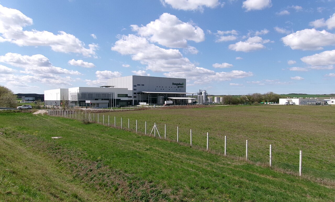 A battery recycling and processing facility