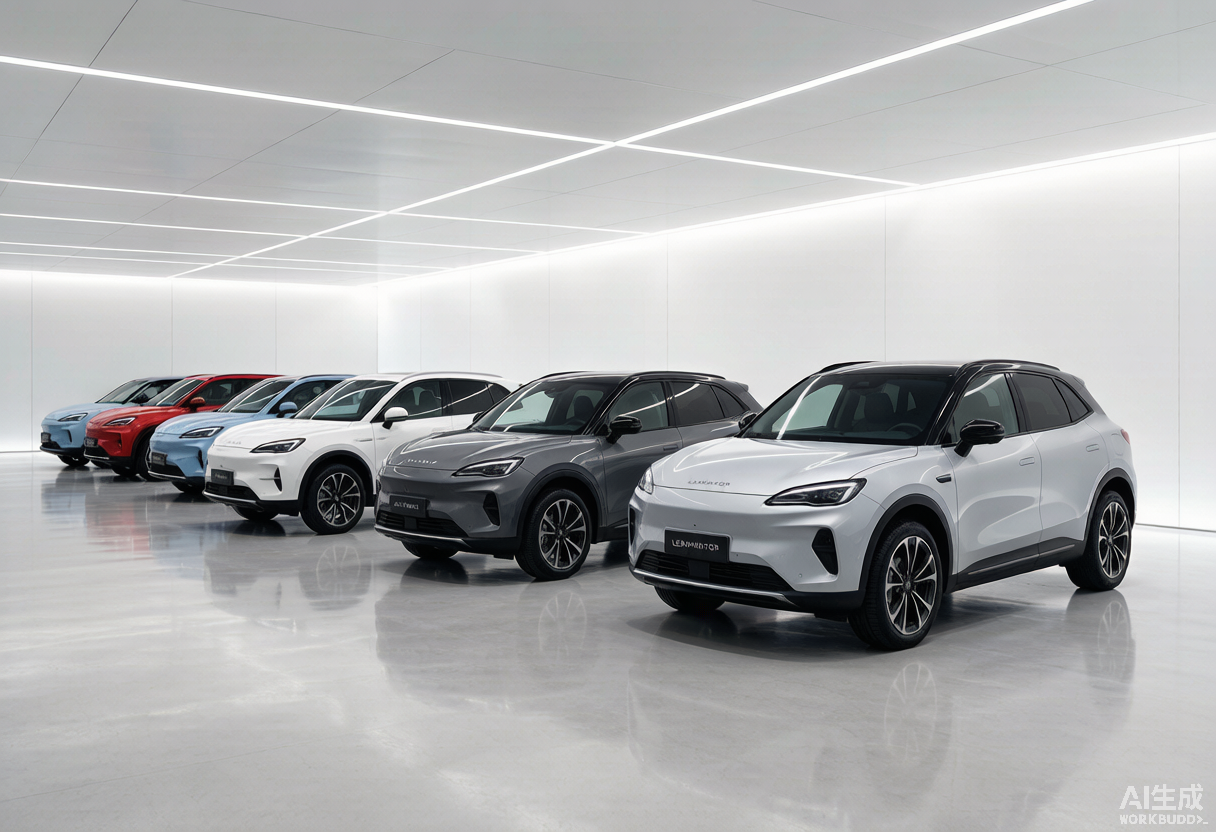 Leapmotor EV lineup on display