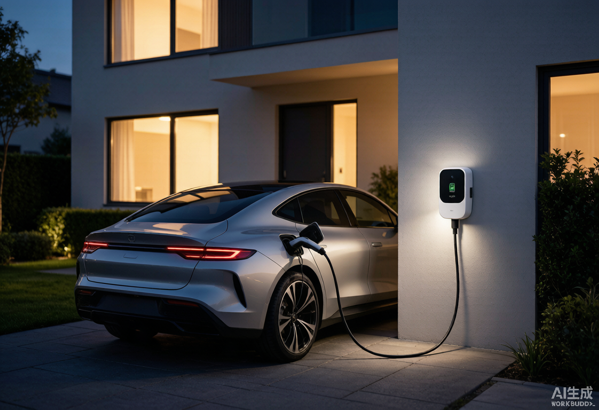 Plug-in hybrid charging at home overnight