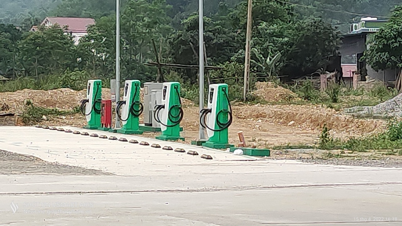 Public EV charging station in Hoa Binh, Vietnam — illustrative of Southeast Asia's fast-growing charging networks