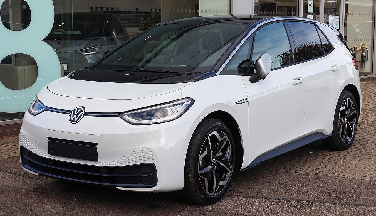 รถยนต์ไฟฟ้าตระกูล Volkswagen ID. ภาพผ่าน Wikimedia Commons